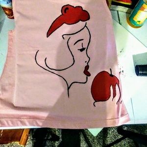 Snow white tank top